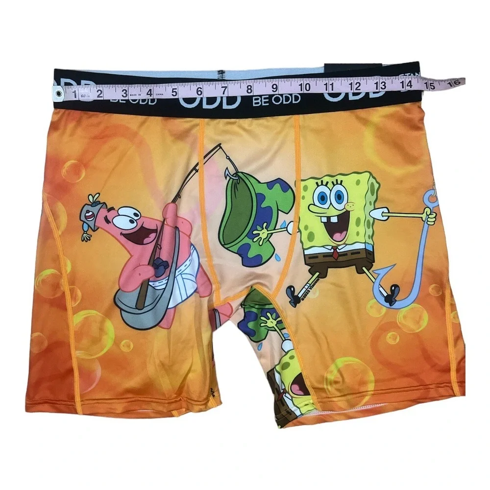 Odd Sox SpongeBob SQUAREPANTS Novelty Boxer Briefs Underwear Men's L 36-38 NWT